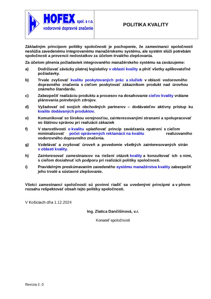 Integrovaná politika spoločnosti